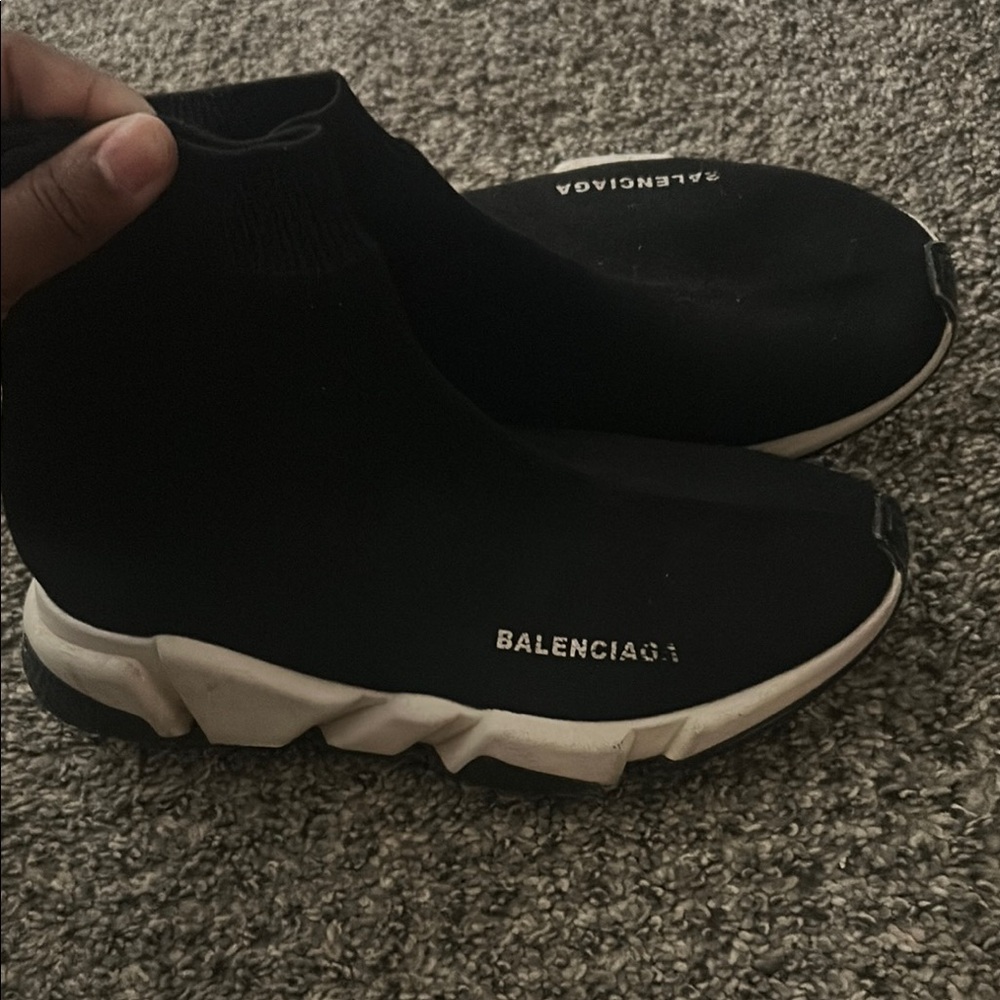 Balenciaga Black Speed Trainers